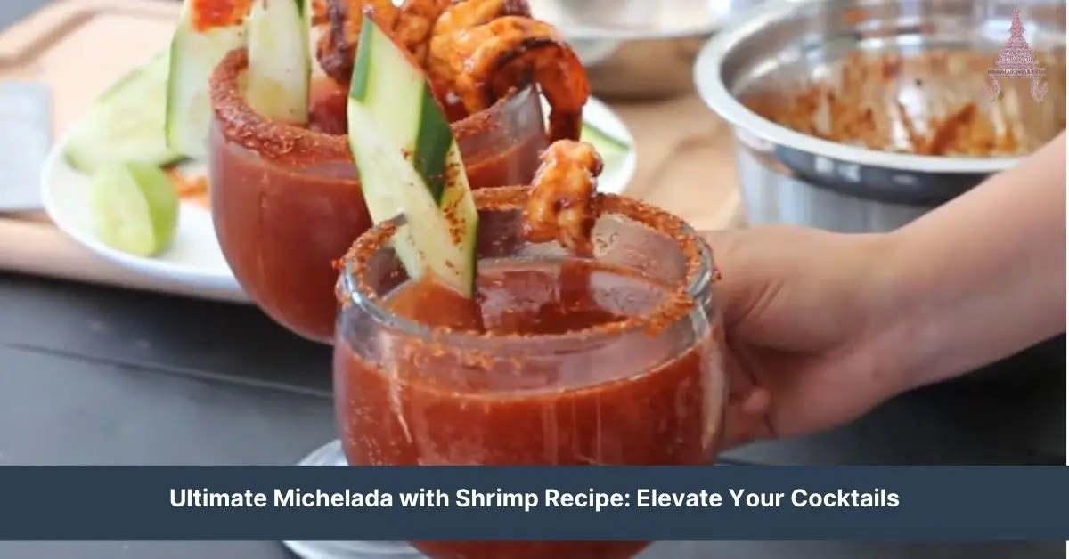 michelada with shrimp