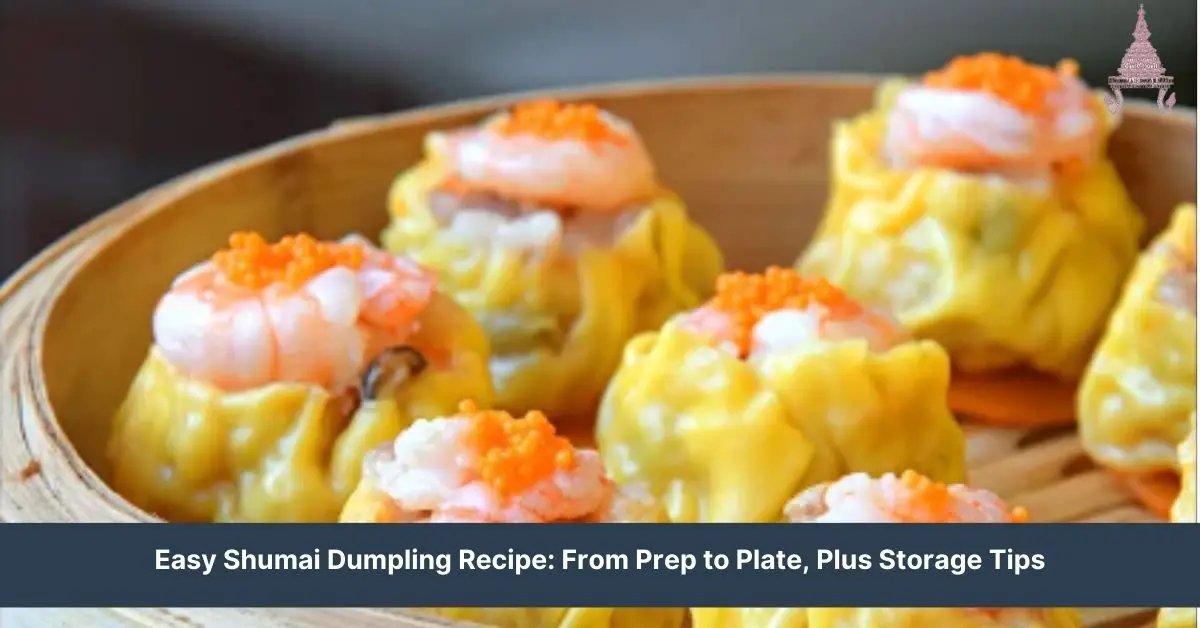 shumai dumpling recipe